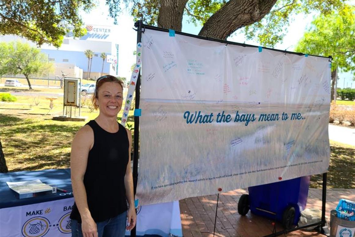 Earth Day Bay Day booth