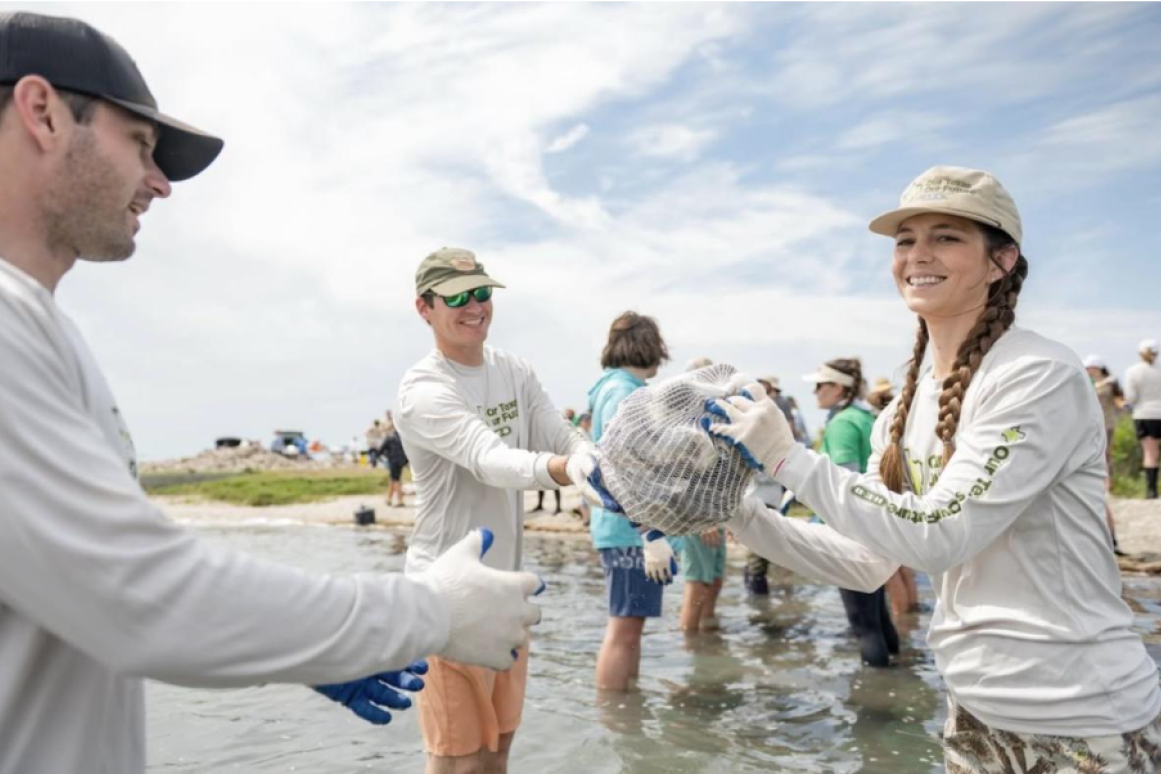building oyster reef