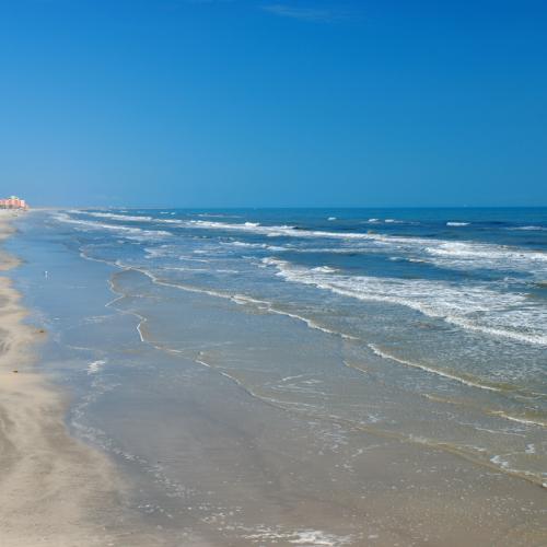 Texas coast beach