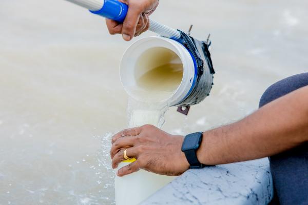 water sampling Baffin Bay